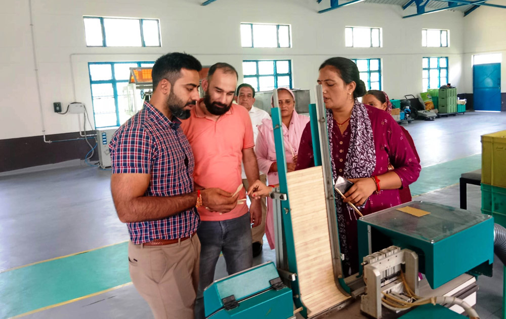 Deputy commissioner inspected Bamboo Village Project Ghandawal
